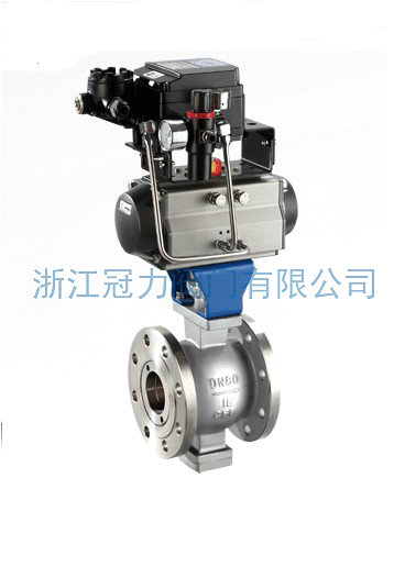 V型球閥：零部件少，使用操作方便！